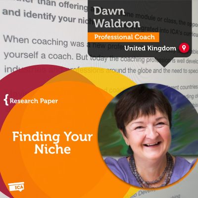 Finding Your Niche Dawn Waldron_Coaching_Research_Paper