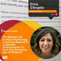 Erica D'Angelo Coaching Research Paper Positive Psychology
