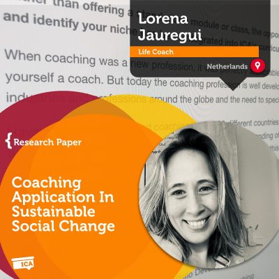 Lorena Jauregui Coaching application in sustainable social change