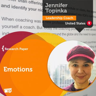 Emotions Jennifer Topinka_Coaching_Research_Paper