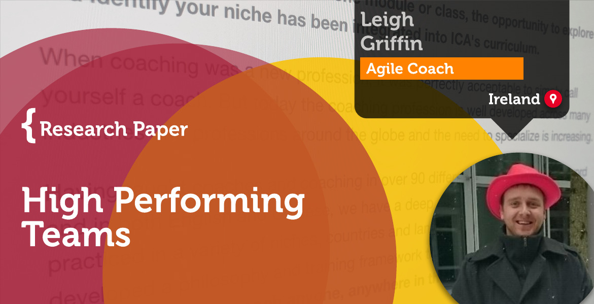 High Performing Teams Leigh Griffin_Coaching_Research_Paper