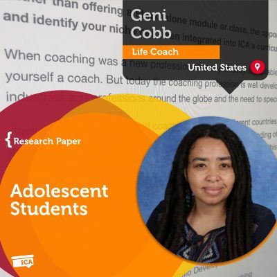 Adolescent Students Geni Cobb_Coaching_Research_Paper
