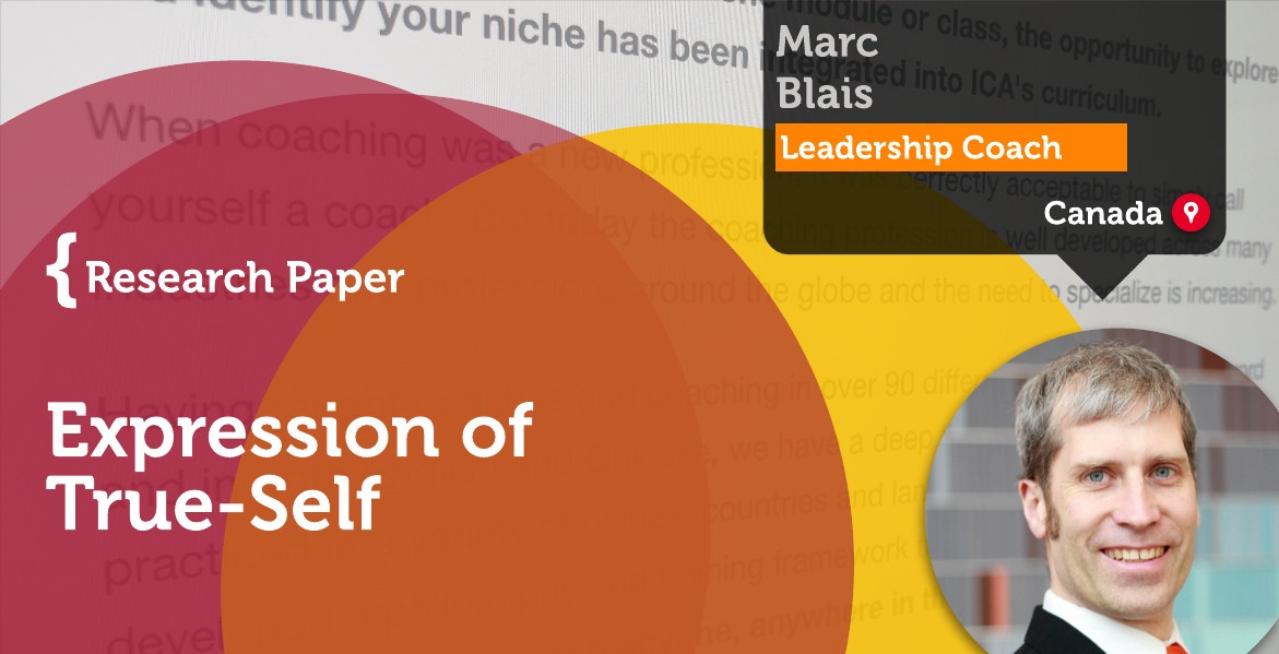 Expression of True Self Marc Blais_Coaching_Research_Paper