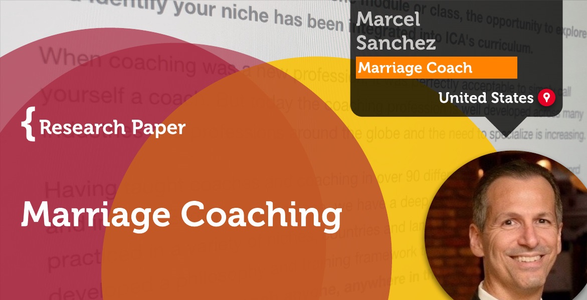 Marriage Coaching Marcel Sanchez_Coaching_Research_Paper