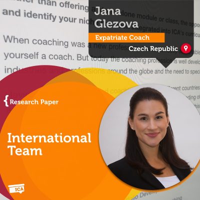 International Team Jana Glezova_Coaching_Research_Paper