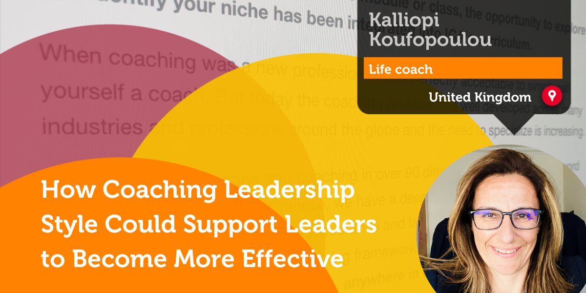 Coaching Leadership Style Research Papers - Kalliopi Koufopoulou